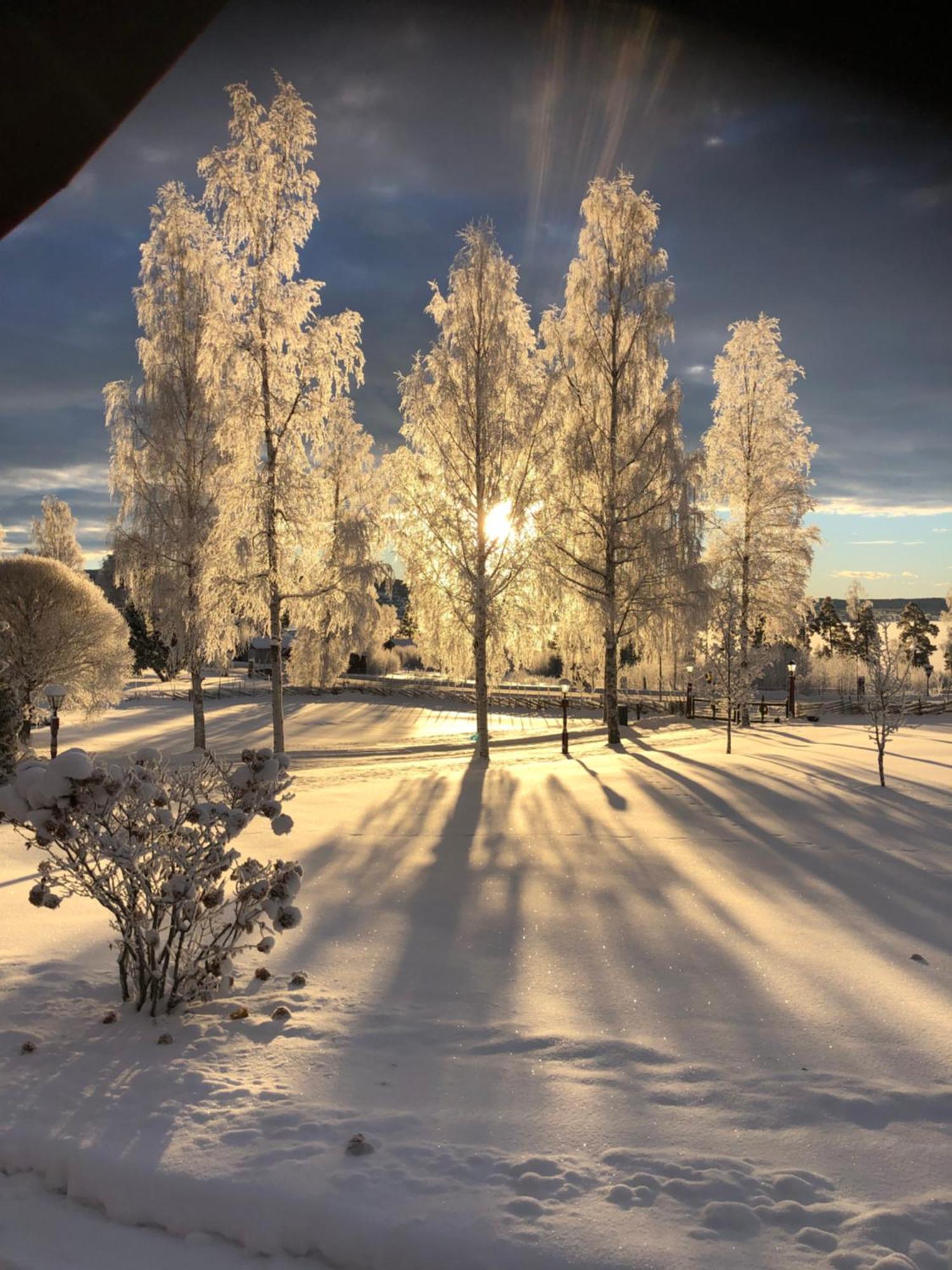 Mysigt Boende I Raettvik Med Utsikt Oever Siljan Exterior foto