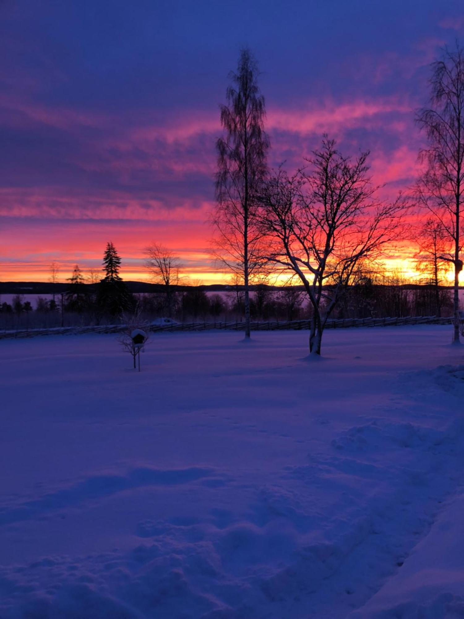 Mysigt Boende I Raettvik Med Utsikt Oever Siljan Exterior foto